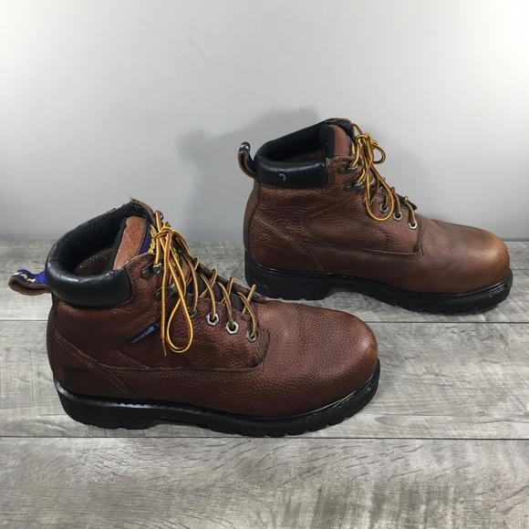 Goodyear GY6393 Lace Up Leather Steel Toe Waterproof Insulated Mens Boots Size 9 - Picture 3 of 11